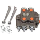 2 SPOOL HYDRAULIC VALVE, OPEN CENTER