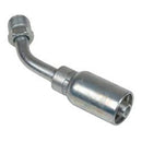 VARI-CRIMP SERIES - 1/4 INCH HOSE, WITH 1/2 X 20 THREAD SIZE, INVERTED MALE 45 ELBOW FLARE