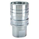 4200 SERIES PUSH TO CONNECT QUICK COUPLER BODY -  POPPET VALVE- 3/8" BODY x 3/8-18 NPT