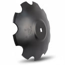 20 INCH X 7 GAUGE NOTCHED CRIMP CENTER BLADE WITH 1-1/8 INCH SQUARE AXLE - Quality Farm Supply