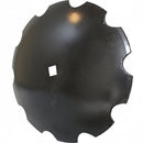 Disc Blade - 20" x 3/16", Notched, 1-1/8" Square Axle - Quality Farm Supply