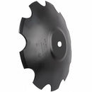 22 INCH X 1/4 INCH NOTCHED CRIMP CENTER BLADE WITH 1-1/2 INCH ROUND AXLE - Quality Farm Supply