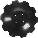 High Speed Disc Blade - 22" x 1/4", Notched for Case IH Speed Tiller 44920141 - Quality Farm Supply