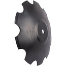 22 INCH X 3/16 INCH NOTCHED CRIMP CENTER BLADE WITH 1-1/8 INCH SQUARE AXLE - Quality Farm Supply