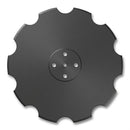 Disc Blade - 24" x 1/4", Notched, 1-1/8" Square x 1-1/4" Square Axle - Quality Farm Supply