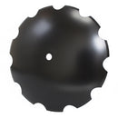 Disc Blade - 24" x 1/4", Notched, 1-1/2" Round Axle - Quality Farm Supply