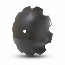 Disc Blade - 26" x 1/4", Notched, 1-1/2" Square x 1-3/4" Axle - Quality Farm Supply