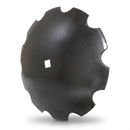 Disc Blade - 26" x 1/4", Notched, 1-1/2" Square Axle - Quality Farm Supply