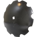 Disc Blade - 28" x 8MM, Notched, 1-1/2" Square x 1-5/8" Round - Quality Farm Supply