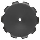 Disc Blade - 28" x 8MM, Notched, Pilot Hole - Quality Farm Supply
