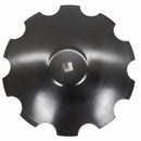32 INCH X 8 MM NOTCHED CRIMP CENTER BLADE WITH 1-3/4 INCH SQUARE AXLE - Quality Farm Supply