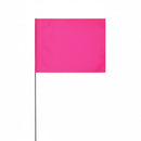 4 X 5 INCH FLUORESCENT PINK SURVEY FLAG - Quality Farm Supply