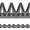 JD KNIFE HEAD SEGMENT RIGHT HAND-FINE  REPLACES AXE96045/ AXE96257 / AXE54285