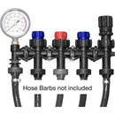 Combo-Rate Manifold Assembly For ATV W/O Barbs & Gauge - 3 Outlet - Quality Farm Supply