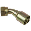 3/4 INCH HOSE X 1-3/16 ORFS FEMALE ELBOW - 45 SWIVEL