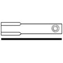 AgSmart Rotary Cutter Blade - Dual Edge, 18-1/4" for John Deere FH332983