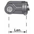 Cross Hydraulic Cylinder Rod Clevis 1D10135 - 1-1/4" Thread, 1" Pin, 4" Length - Quality Farm Supply