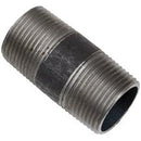 3/8 INCH X 3/8 INCH MNPT X MNPT 2 INCH BLACK IRON NIPPLE