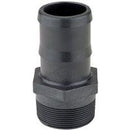 1-1/4 INCH MNPT X 1-1/4 INCH HOSE BARB  POLY