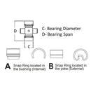Weasler 203-8692 Multiple Series Cross And Bearing Kit - 4-80/AB6 Series Compatible - view 8