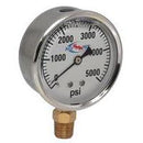 4000 PSI LIQUID FILLED  / STAINLESS GAUGE - 2-1/2" DIAMETER