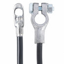 38 INCH TOP POST BATTERY CABLE - 1 GAUGE WITH BLACK COVER - Quality Farm Supply