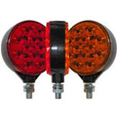 4'' DUAL FACE LED PEDESTAL MOUNT WARNING LIGHT - RED/AMBER