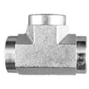 1/4 FEMALE PIPE X 1/4 FEMALE PIPE X 1/4 FEMALE PIPE - FEMALE PIPE TEE - STEEL