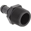 1-1/4 INCH MNPT X 3/4 INCH HOSE BARB  POLY