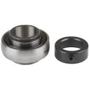 INSERT BEARING WITH LOCK COLLAR - 1-1/8" BORE  -WIDE INNER RING - SEALED, WHILE SUPPLIES LAST
