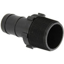1-1/2 INCH MNPT X 1-1/4 INCH HOSE BARB  POLY