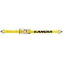 2" X 30' RATCHET STRAP WITH DOUBLE WIRE J-HOOKS - 10,000 Lb CAPACITY