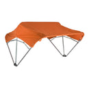 Sun-Smart Tractor Canopy - 3-Bow, 48", Orange, Axle Mounting Brackets - Quality Farm Supply