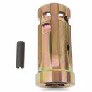 AgSmart PTO Adapter - 1-1/8" 6 Spline x 1-3/8" 6 Spline, Cross Pin Style - Quality Farm Supply