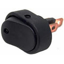 OVAL ROCKER WITH RED LED 16A 12V