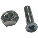 COUNTERSUNK 7/32 x 1" BOLT AND NUT FOR VERSATILE HAY / J.E. LOVE AND HART CARTER KNIFE HEADS -  BOX / 25
