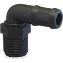 3 INCH X 3 INCH MNPT X HOSE BARB  POLY ELBOW - 90