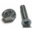 COUNTERSUNK 7/32 x 1" BOLT AND NUT FOR VERSATILE HAY / J.E. LOVE AND HART CARTER KNIFE HEADS -  BOX / 25 - Quality Farm Supply