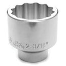 2-3/16 INCH X 12 POINT STANDARD IMPACT SOCKET - 3/4 INCH DRIVE