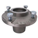 Agricultural & Industrial Wheel Hub with Bearing Races - 4 Bolt, 1,500 lb. Capacity
