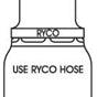 CODE 61 FLANGE WITH 1-1/4 INCH THREAD FOR 1 INCH HOSE