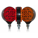 4'' DUAL FACE LED PEDESTAL MOUNT WARNING LIGHT - RED/AMBER - Quality Farm Supply