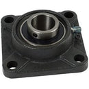 4 HOLE CAST IRON FLANGE WITH 1-3/4" BEARING - SET SCREW LOCK