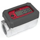 1" IN-LINE DIGITAL FUEL METER - ALUMINUM BODY / RUBBER BUMPER - 3 TO 30 GPM