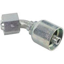 5/16 INCH HOSE X M16 METRIC L FEMALE ELBOW - 45 SWIVEL