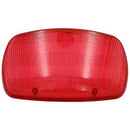 LENS, RED COLOR. REPLACEMENT LENS FOR HF18RPHD MAGNETIC FLASHER