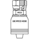 FEMALE 60 DEGREE FOR 1 INCH HOSE