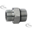 3/8 MALE OFS X 1/2 MALE O-RING BOSS - STRAIGHT THREAD CONNECTOR - STEEL