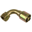 1/4 INCH HOSE X 9/16 ORFS FEMALE ELBOW - 90 SWIVEL
