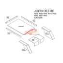 Hiniker Lower Cab Kit with Headliner-Black for John Deere, CK5018 - Quality Farm Supply